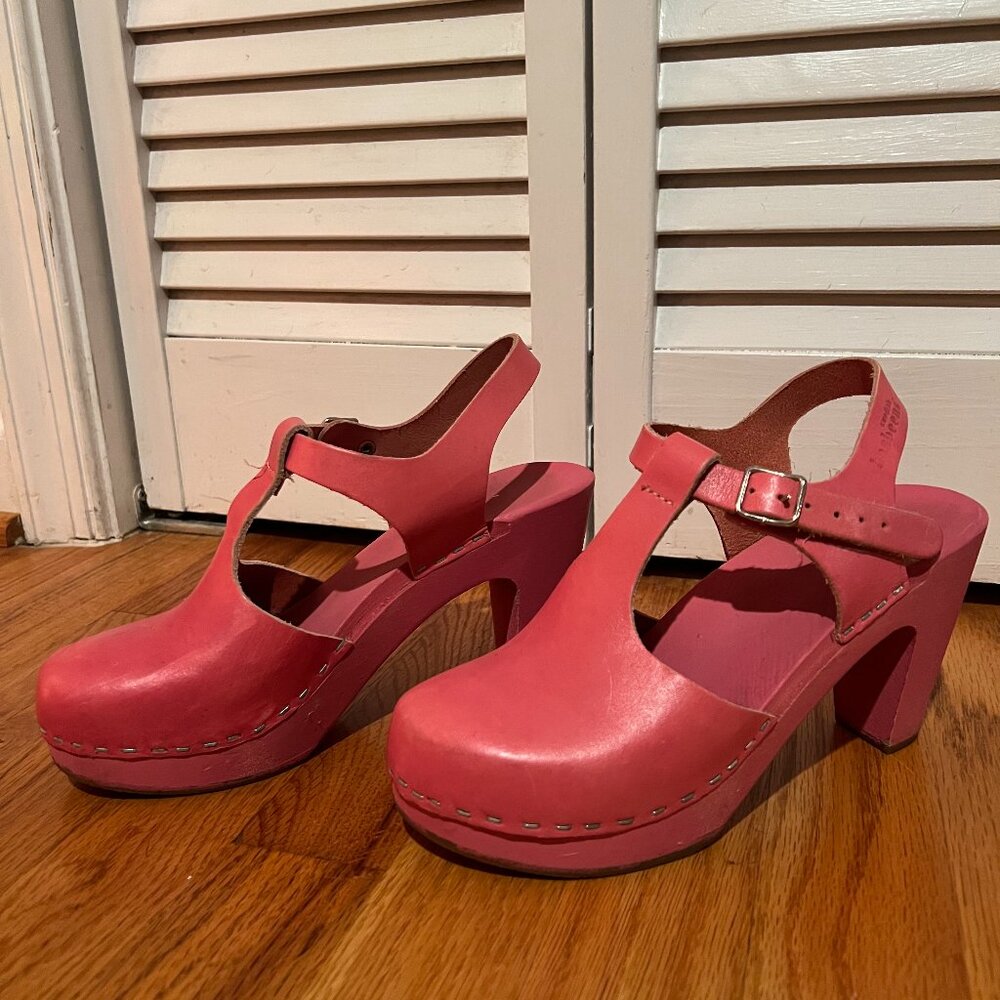 Pink Swedish Hasbeens Size 37